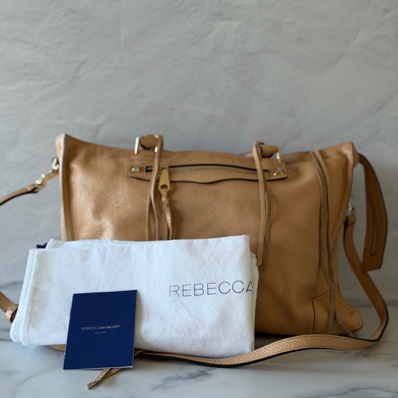Rebecca Minkoff Tan Regan Leather Satchel - Picture 6 of 6